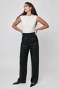 Natalia Linen Straight-leg Pant